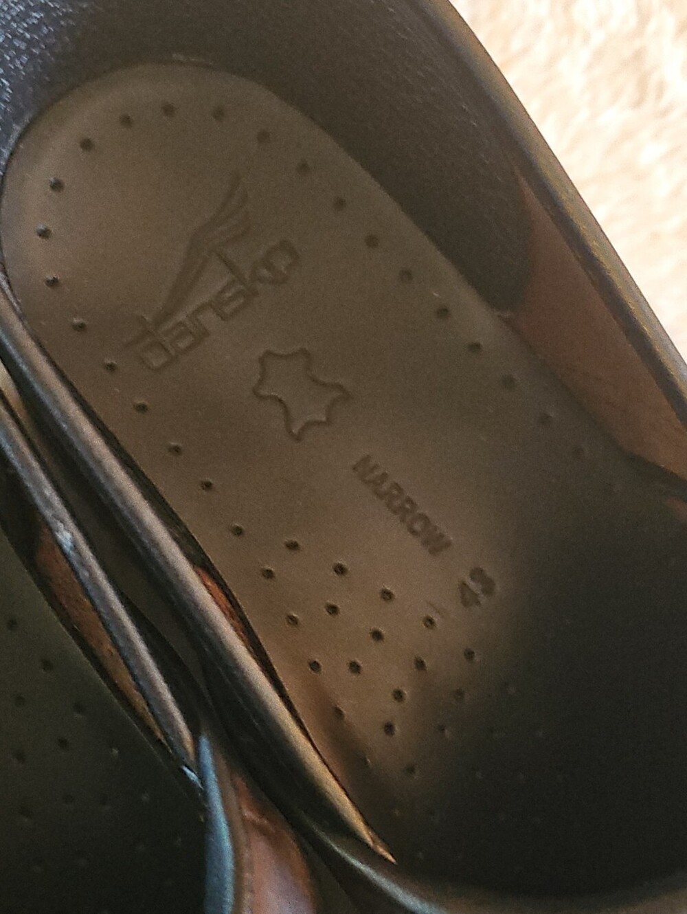 Dansko Brown Leather Slip-On Shoes